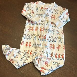 Sammy + Nat Nutcracker Holiday Cotton Sleeper Infant Size 6 Months